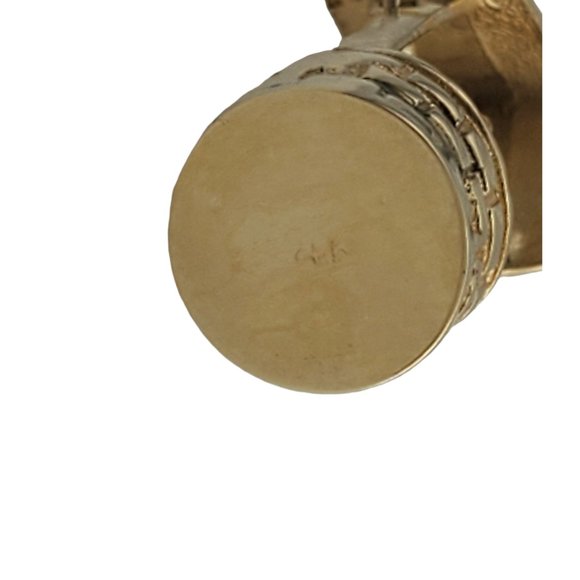 Vintage 14K Yellow Gold Well Charm #11576 - Picture 5 of 6